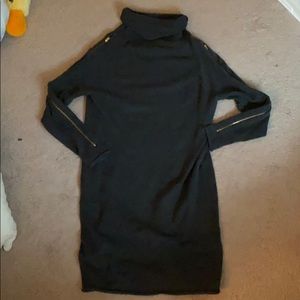 Beautiful Gray Sweater Dress